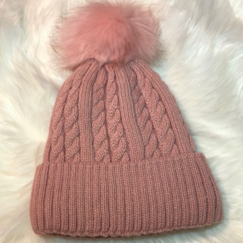 Pom Pom Beanie Winter Beanie fluffy knit beanie